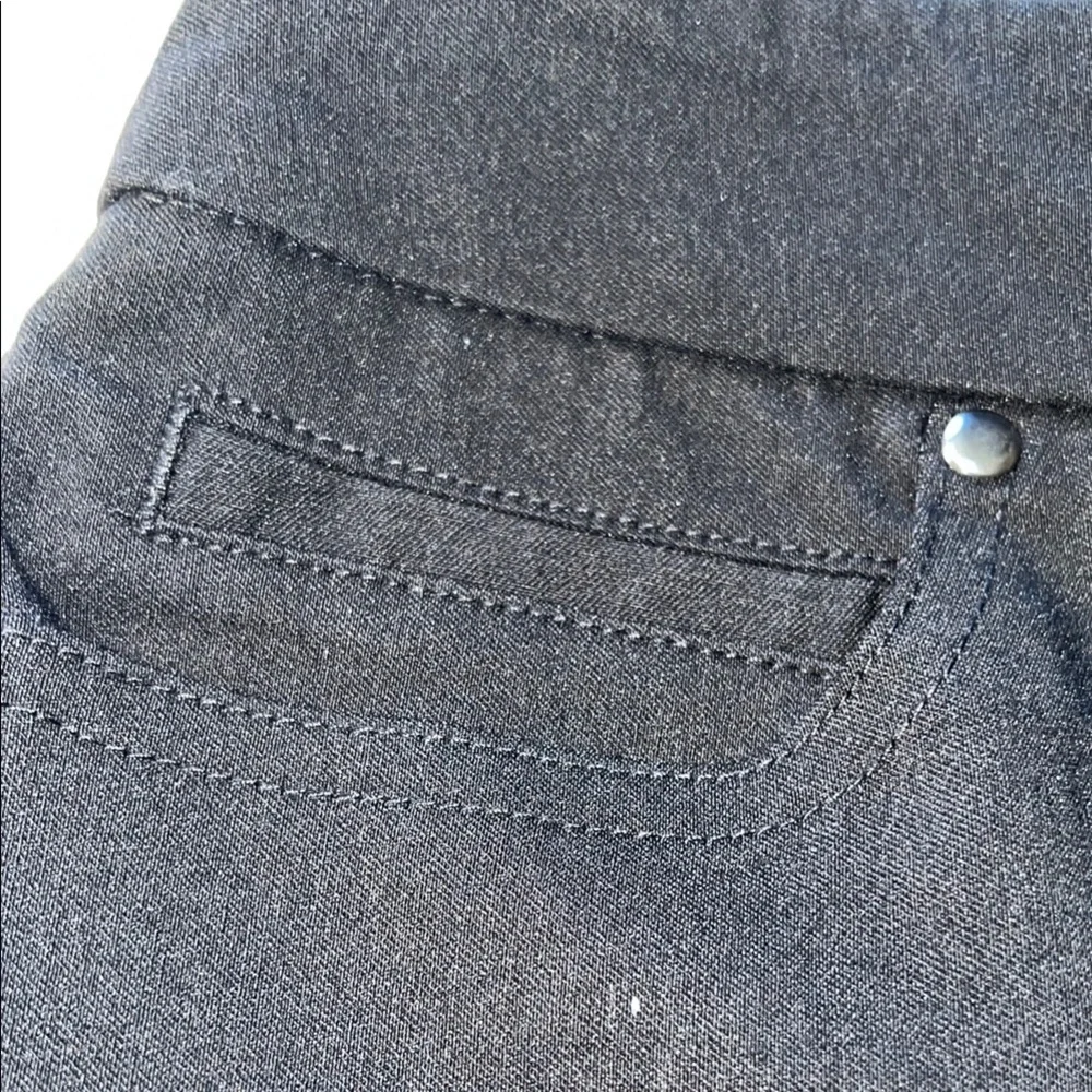 Mario Serrani Women’s Black Tailored Capris SZ S